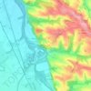 Mappa topografica Le Fort, altitudine, rilievo