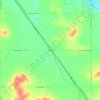 Mappa topografica Rodell, altitudine, rilievo