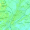 Mappa topografica Amalapuram, altitudine, rilievo