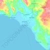 Mappa topografica Pio Duran, altitudine, rilievo