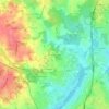 Mappa topografica Le Petit Grossereix, altitudine, rilievo