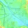 Mappa topografica Hooker, altitudine, rilievo