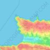 Mappa topografica Trouguer, altitudine, rilievo