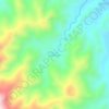 Mappa topografica Batangan, altitudine, rilievo