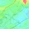 Mappa topografica Longcot, altitudine, rilievo