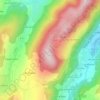 Mappa topografica Narmont, altitudine, rilievo