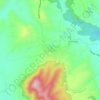 Mappa topografica Βλαχόπουλο, altitudine, rilievo