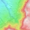 Mappa topografica Les Combes, altitudine, rilievo