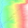 Mappa topografica Villarica, altitudine, rilievo