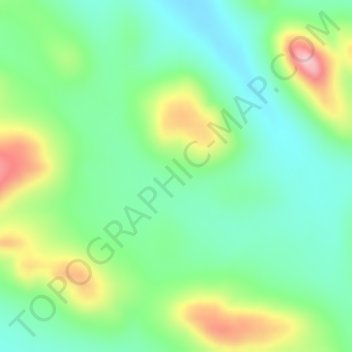 Mappa topografica Stirling Range National Park, altitudine, rilievo