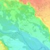Mappa topografica Cascina Gallarata, altitudine, rilievo