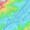 Mappa topografica 排頭村, altitudine, rilievo