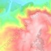 Mappa topografica Casasana, altitudine, rilievo