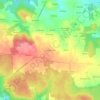 Mappa topografica Le Bois du Cerf, altitudine, rilievo