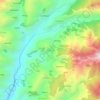 Mappa topografica Lavita, altitudine, rilievo