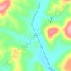 Mappa topografica Bunch, altitudine, rilievo