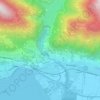 Mappa topografica Gordemo, altitudine, rilievo