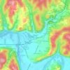 Mappa topografica La Prade, altitudine, rilievo