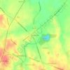Mappa topografica Wallace Acres, altitudine, rilievo