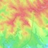Mappa topografica Mas d'Aurel, altitudine, rilievo