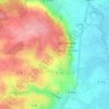 Mappa topografica Hameau Doucet, altitudine, rilievo