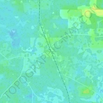 Mappa topografica Sirmans, altitudine, rilievo