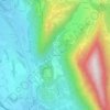 Mappa topografica La Boisserette, altitudine, rilievo