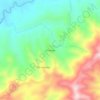 Mappa topografica Chiriboga, altitudine, rilievo