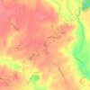 Mappa topografica Oliver, altitudine, rilievo