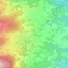 Mappa topografica La Gare, altitudine, rilievo