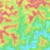 Mappa topografica Nova Almeida, altitudine, rilievo