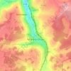 Mappa topografica Proche les Venets, altitudine, rilievo