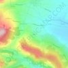 Mappa topografica Eyry, altitudine, rilievo