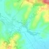 Mappa topografica Villejésus, altitudine, rilievo