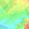 Mappa topografica Montes Velhos, altitudine, rilievo