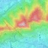 Mappa topografica 獅子山, altitudine, rilievo