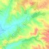 Mappa topografica Loubejac, altitudine, rilievo