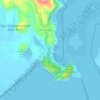 Mappa topografica Fort Canby, altitudine, rilievo