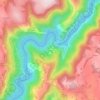 Mappa topografica Canines, altitudine, rilievo