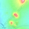 Mappa topografica Ararat Mountain, altitudine, rilievo