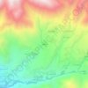 Mappa topografica Galso, altitudine, rilievo