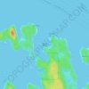 Mappa topografica Spratt Point, altitudine, rilievo