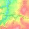 Mappa topografica Coat An Parc, altitudine, rilievo