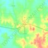 Mappa topografica Nocona, altitudine, rilievo