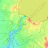 Mappa topografica Represa, altitudine, rilievo