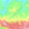 Mappa topografica Socaña, altitudine, rilievo