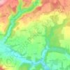 Mappa topografica Happenweiler, altitudine, rilievo