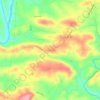 Mappa topografica Conestoga, altitudine, rilievo
