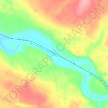 Mappa topografica Irby, altitudine, rilievo