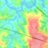 Mappa topografica Vale das Cigarras, altitudine, rilievo